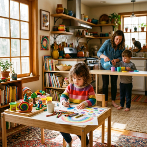 Fine motor skill activities helping preschool children develop hand coordination
